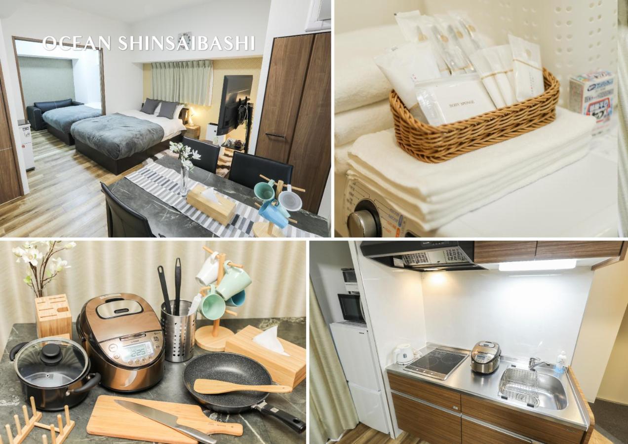Ocean Shinsaibashi Apartment Osaka Exterior photo